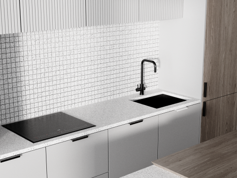 Kitchen set 005 Modèle 3D