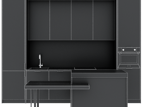 Kitchen set 006 3D 모델
