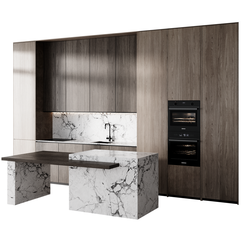 Kitchen 08 3D मॉडल .c4d .max .obj .3ds .fbx .stl .blend 