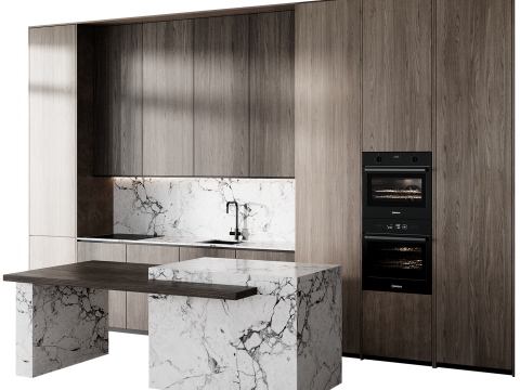 Kitchen 08 3D Modell