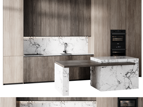 Kitchen 08 3D मॉडल