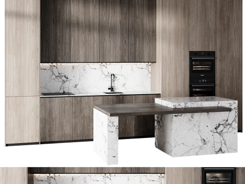 Cucina 08 Modello 3D