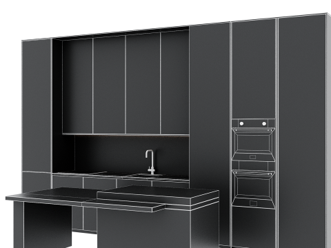 Kitchen 08 3D मॉडल