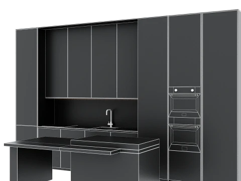 Cucina 08 Modello 3D