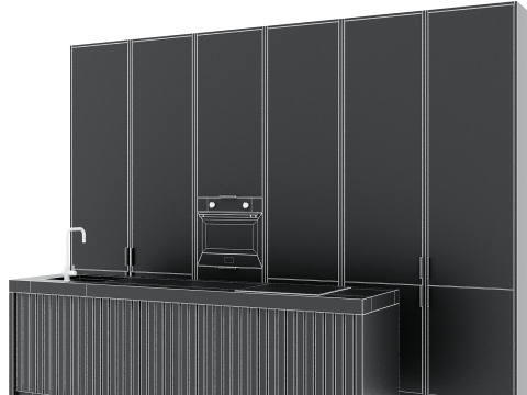 Kitchen set 11 3D Model