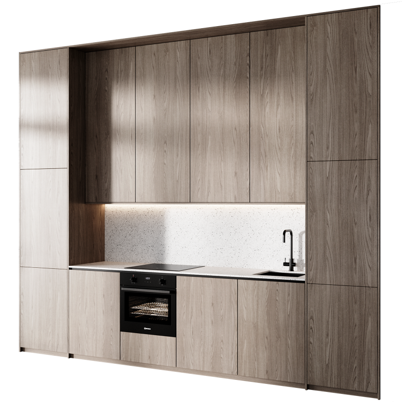 Kitchen set 12 3D 模型 .c4d .max .obj .3ds .fbx .stl .blend