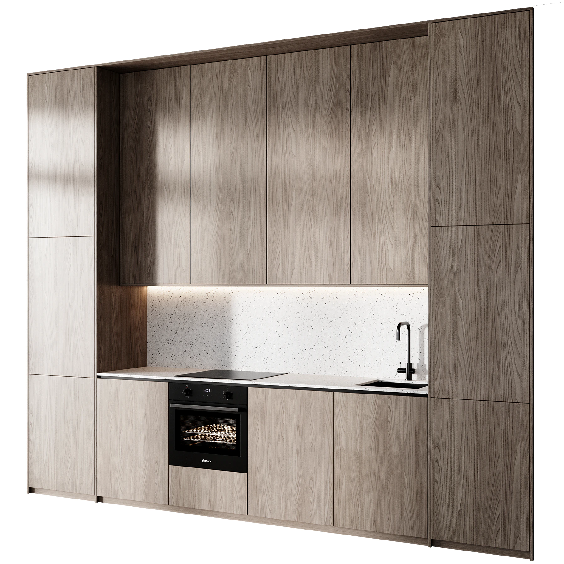 キッチンセット12 3Dモデル .c4d .max .obj .3ds .fbx .stl .blend 