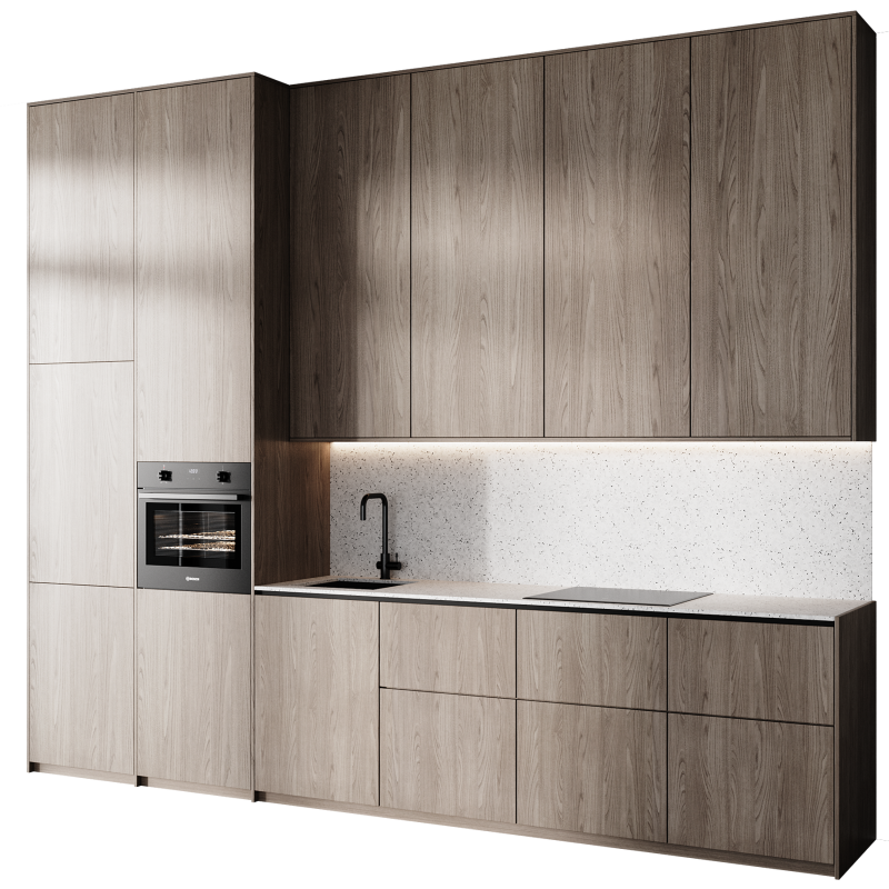 Kitchen set 13 3D Model .c4d .max .obj .3ds .fbx .stl .blend 