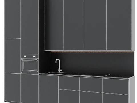 Kitchen set 13 3D Model