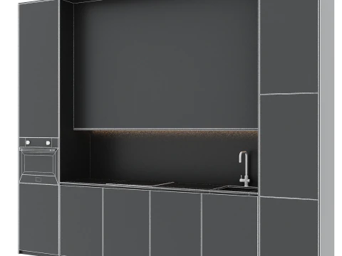 Conjunto de cozinha 14 Modelo 3D