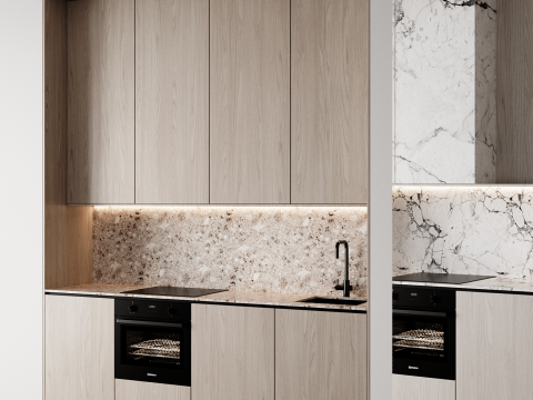 Kitchen set 15 3D Модель