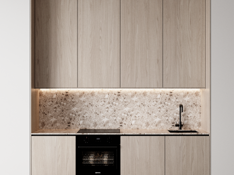 Kitchen set 15 Modello 3D