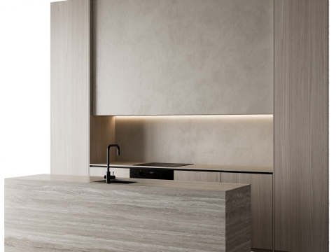 Kitchen set 16 3D Модель