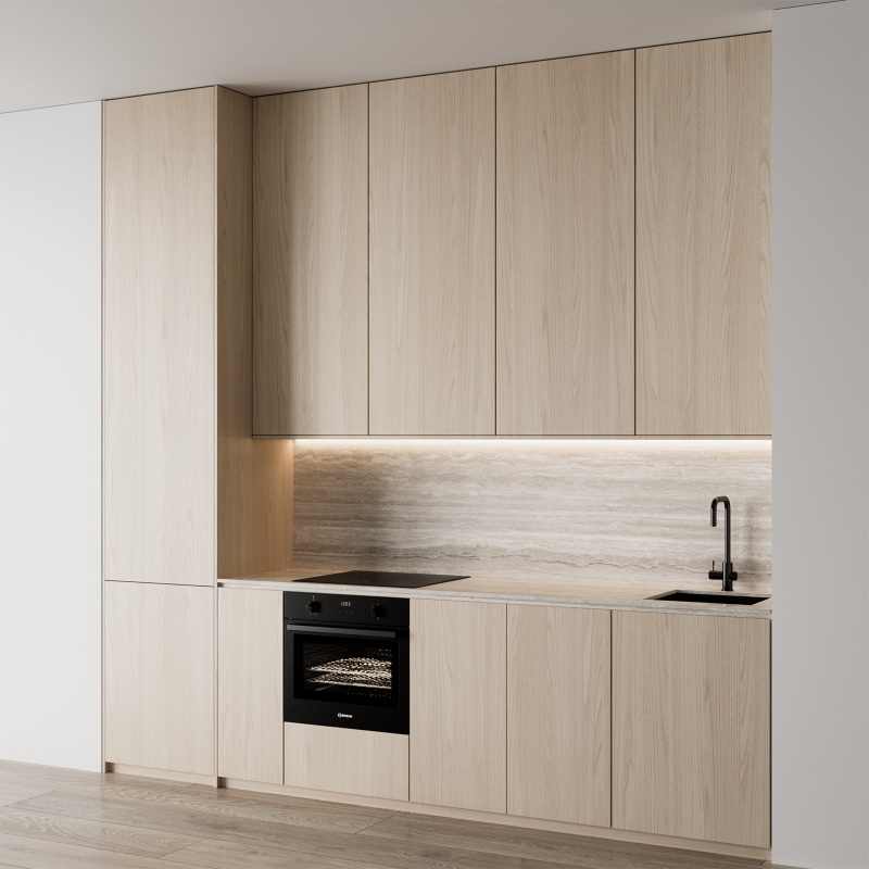 Kitchen set 17 3D Model .c4d .max .obj .3ds .fbx .stl .blend 