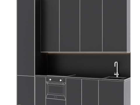 Kitchen set 17 3D Model