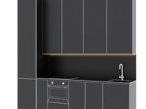 Kitchen set 17 3D Model