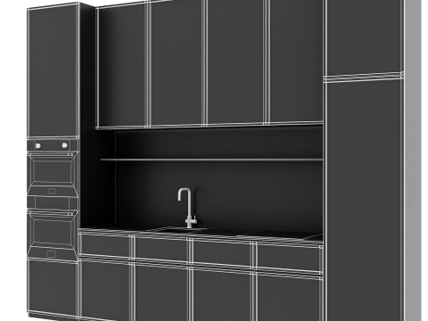 Kitchen set 19 Modèle 3D