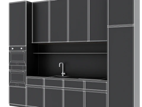 Kitchen set 19 3D Model