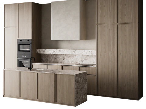 キッチンセット20 3Dモデル