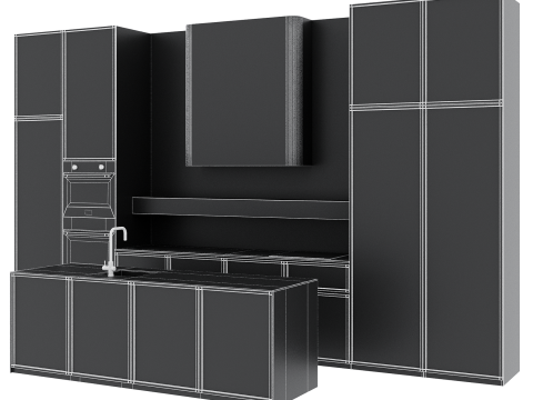 Kitchen set 20 Modelo 3D