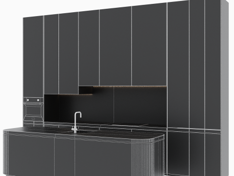 Conjunto de cozinha 22 Modelo 3D