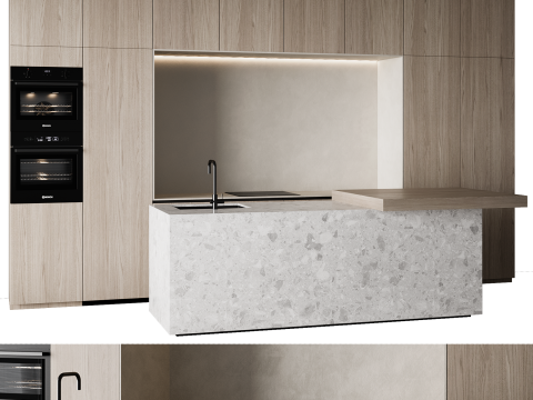 Kitchen set 23 Modelo 3D
