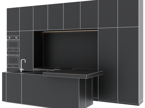Kitchen set 23 Modelo 3D