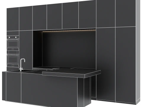 Kitchen set 23 3D Model