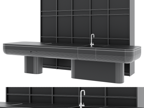 Kitchen set 24 3D Model