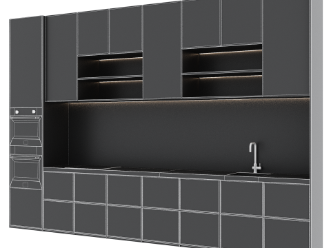Kitchen set 25 3D Model