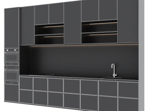 Kitchen set 25 3D Model