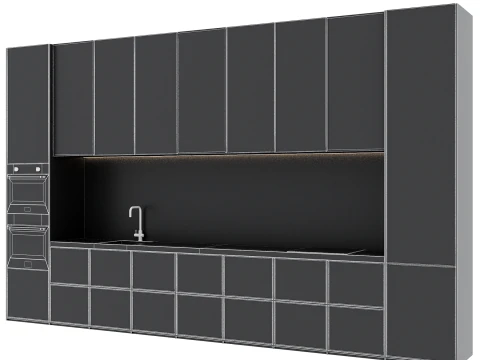 Conjunto de cozinha 26 Modelo 3D