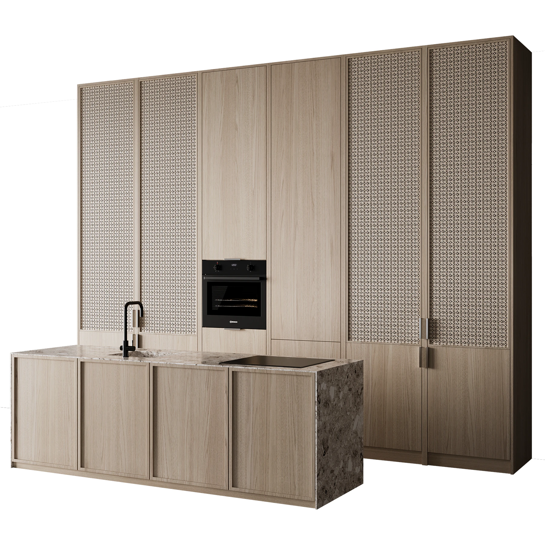 Kitchen set 27 3D Model .c4d .max .obj .3ds .fbx .stl .blend 