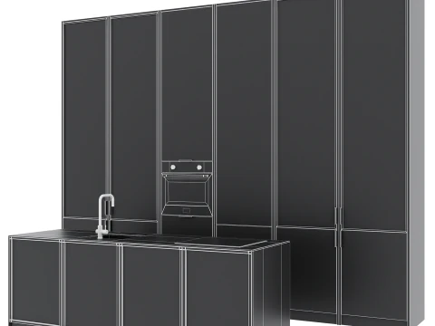 Kitchen set 27 3D Model