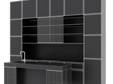 Ensemble de cuisine 29 Modèle 3D