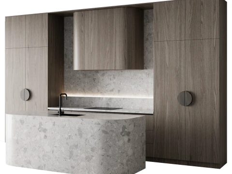 주방 세트 30 3D 모델