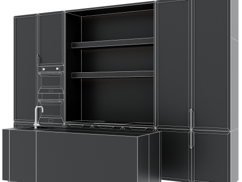 Kitchen set 31 3D मॉडल