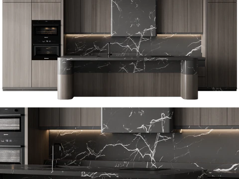 Kitchen set 32 3D Model