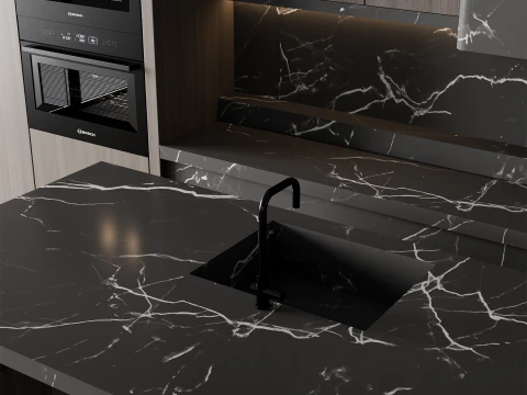 Kitchen set 32 3D Model