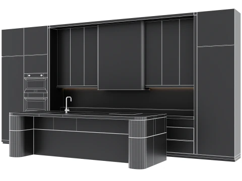 Kitchen set 32 3D Model
