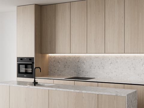 Kitchen set 34 Model 3D