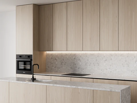 Kitchen set 34 3D Model