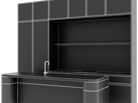 Kitchen set 35 3D Model