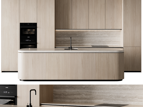 Kitchen set 36 3D Model