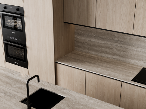 Kitchen set 36 3D Model