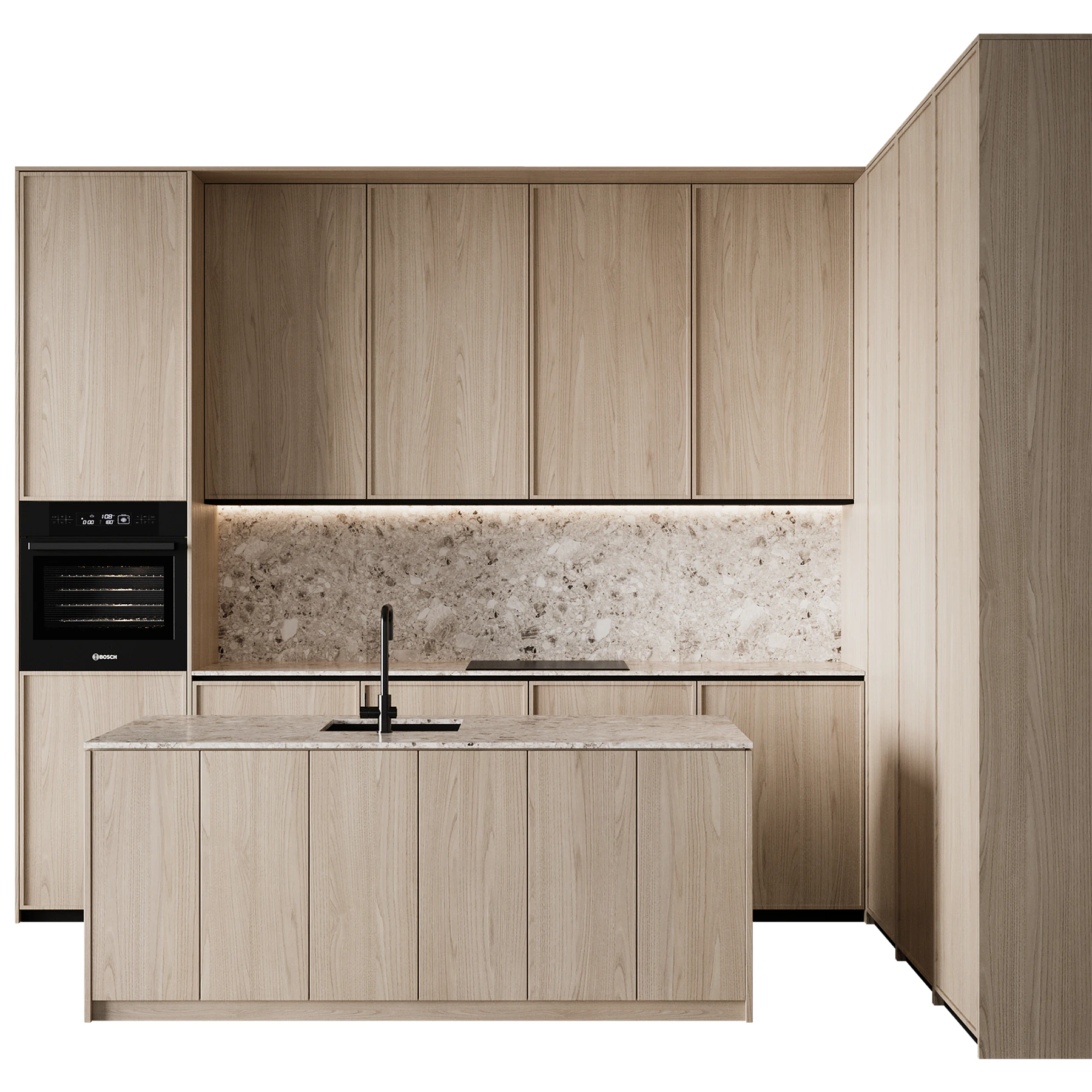 Kitchen set 37 3D Model .c4d .max .obj .3ds .fbx .stl .blend 