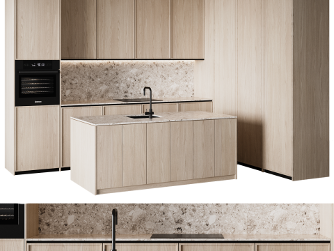 Kitchen set 37 Model 3D