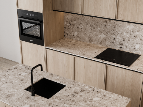 Kitchen set 37 Model 3D