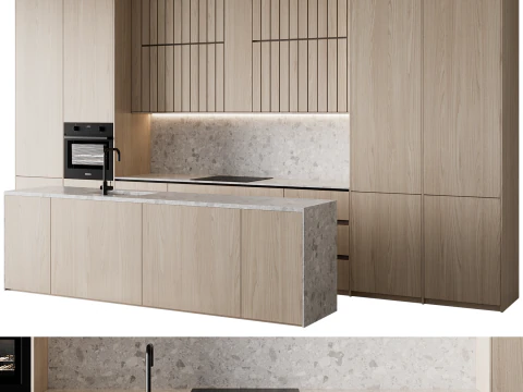 Zestaw kuchenny 38 Model 3D