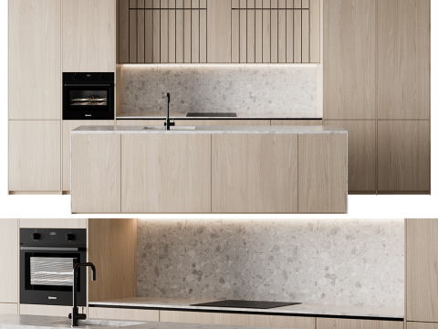 Kitchen set 38 3D Model